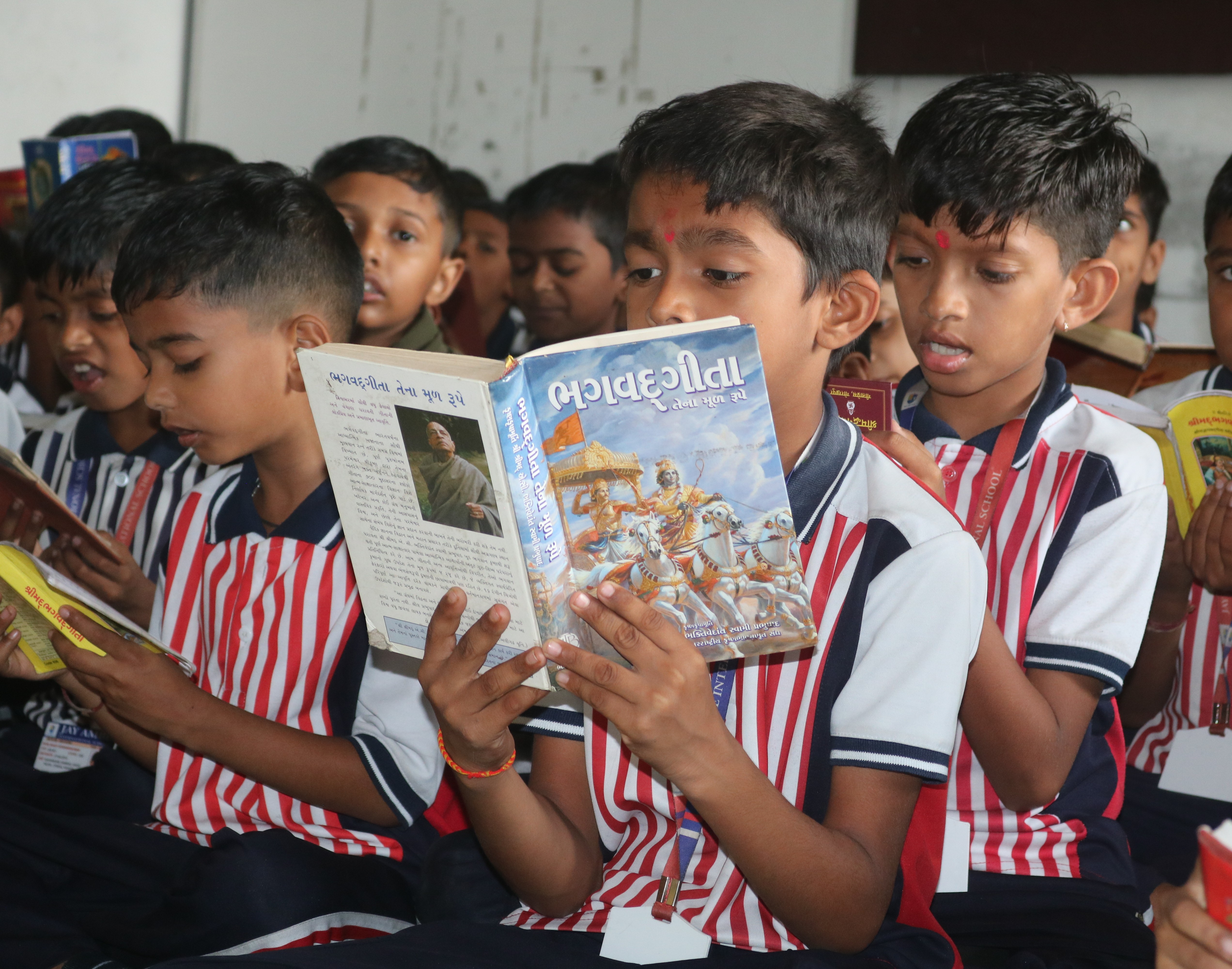 Teaching Bhagavad Gita values to build character and positive mindset